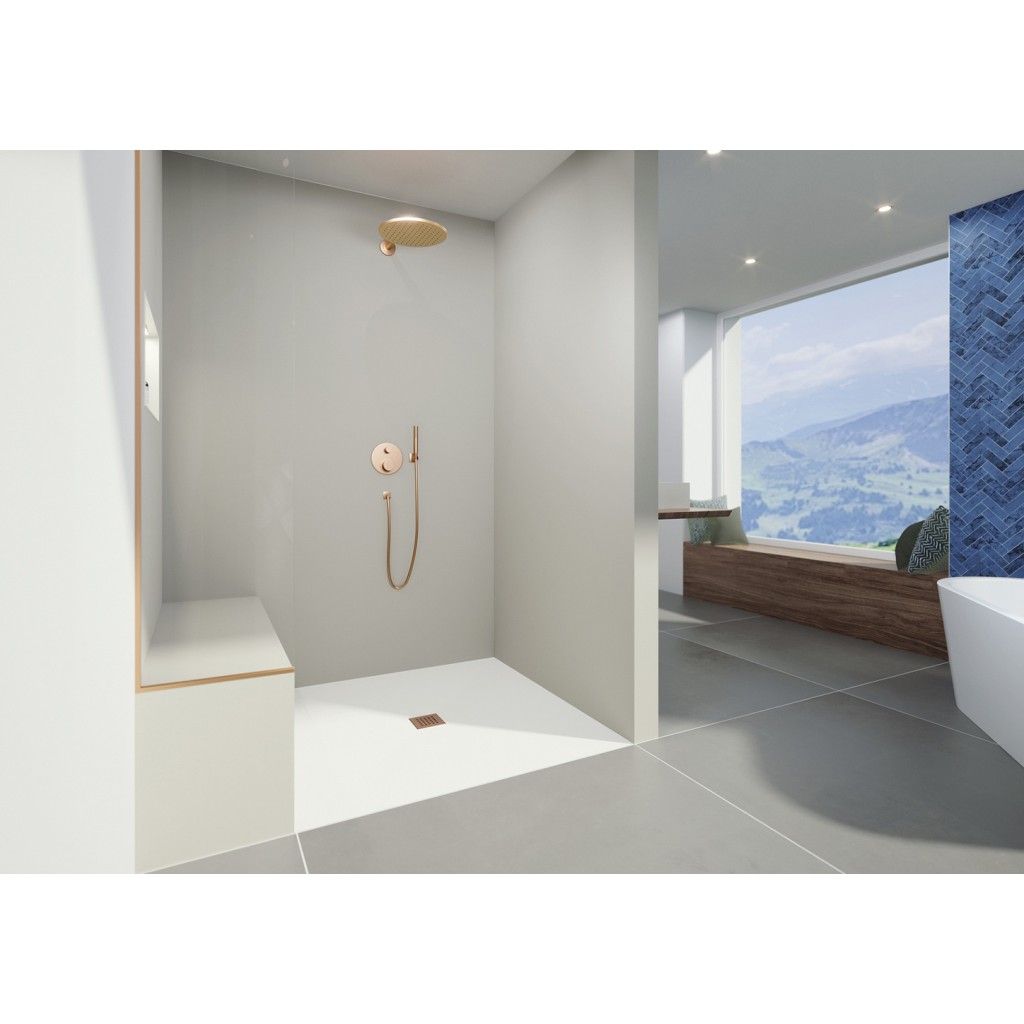 Outlet Artikel: Wedi Top Wall Flake Grey Afmeting 2.500x1.200mm